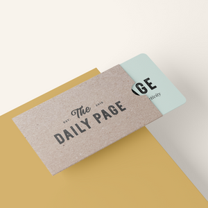 The Daily Page Gift Card