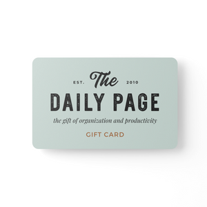 The Daily Page Gift Card